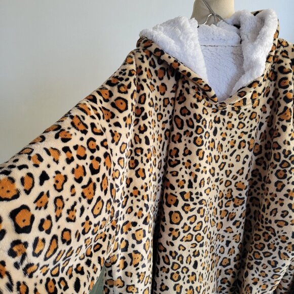 Venustas Oversized Blanket Hoodie Thick Sherpa Lined Fleece Long Hooded Snuggle - Picture 5 of 16